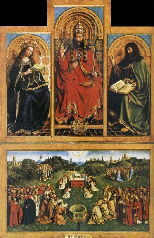 EYCK, Jan van Altarpiece of Ghent